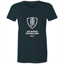 Load image into Gallery viewer, JOCK REYNOLDS EVOLUTION LEAGUE - WOMEN’S TSHIRT (REVERSE)