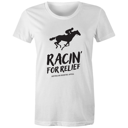 RACIN' FOR RELIEF - BUSHFIRE APPEAL WOMEN'S T-SHIRT