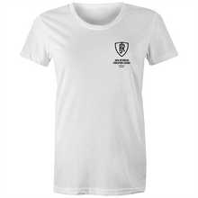Load image into Gallery viewer, JOCK REYNOLDS EVOLUTION LEAGUE - WOMEN’S TSHIRT (BADGE)
