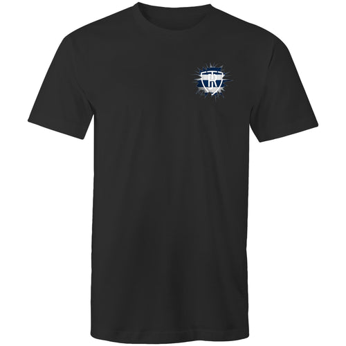 JOCK REYNOLDS - GEELONG BADGE TSHIRT (DARK)