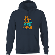 Load image into Gallery viewer, EAT SLEEP PUNT REPEAT - HOODIE (DARK MODE)
