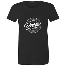 Load image into Gallery viewer, BREW CREW - WOMENS TSHIRT (COLOUR)