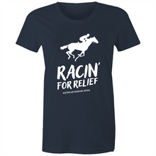 Load image into Gallery viewer, RACIN&#39; FOR RELIEF - BUSHFIRE APPEAL WOMEN&#39;S T-SHIRT (REVERSE)