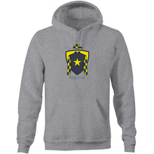 Load image into Gallery viewer, SILVER ON RED HOODIE