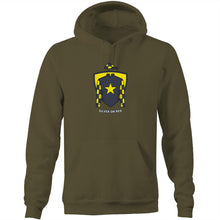 Load image into Gallery viewer, SILVER ON RED HOODIE
