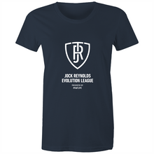 Load image into Gallery viewer, JOCK REYNOLDS EVOLUTION LEAGUE - WOMEN’S TSHIRT (REVERSE)