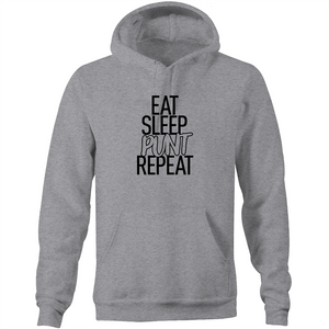EAT SLEEP PUNT REPEAT - HOODIE