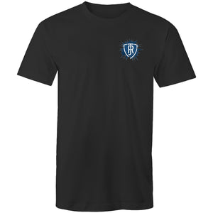 JOCK REYNOLDS - CARLTON BADGE TSHIRT (DARK)