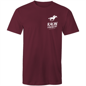 RACIN' FOR RELIEF - BUSHFIRE APPEAL T-SHIRT (LEFT BREAST REVERSE)