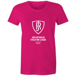 JOCK REYNOLDS EVOLUTION LEAGUE - WOMEN’S TSHIRT (REVERSE)