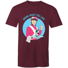 Load image into Gallery viewer, DRINK WHAT YOU LIKE (WINE) - TSHIRT (FRONT)