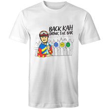 Load image into Gallery viewer, BACK KAH, DRINK THE BAR - TSHIRT (FRONT)