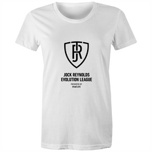 Load image into Gallery viewer, JOCK REYNOLDS EVOLUTION LEAGUE - WOMEN’S TSHIRT