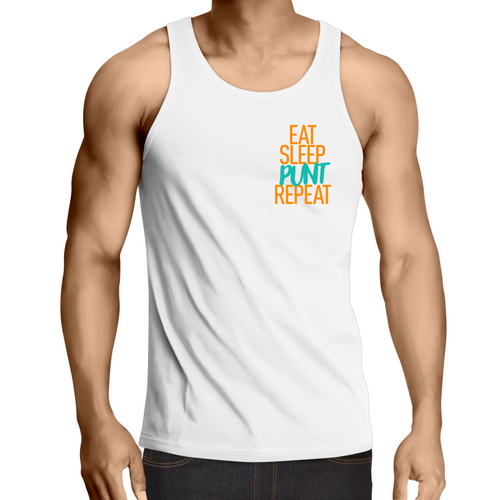 EAT, SLEEP, PUNT, REPEAT  - SINGLET
