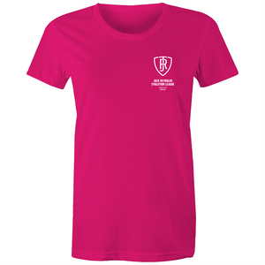 JOCK REYNOLDS EVOLUTION LEAGUE - WOMENS TSHIRT (BADGE REVERSE)