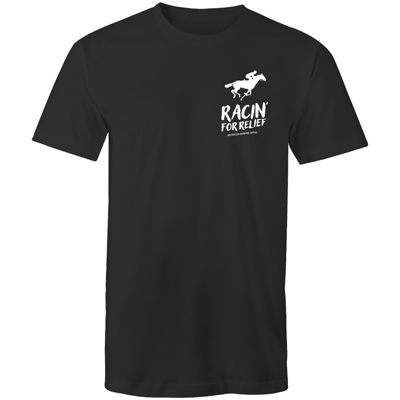 RACIN' FOR RELIEF - BUSHFIRE APPEAL T-SHIRT (LEFT BREAST REVERSE)