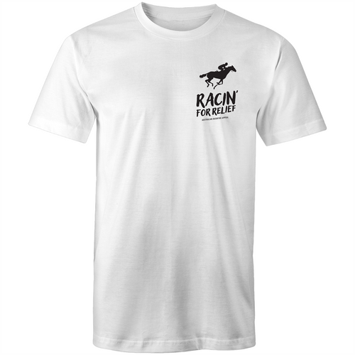 RACIN' FOR RELIEF - BUSHFIRE APPEAL T-SHIRT (LEFT BREAST)