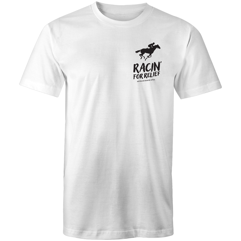 RACIN' FOR RELIEF - BUSHFIRE APPEAL T-SHIRT (LEFT BREAST)