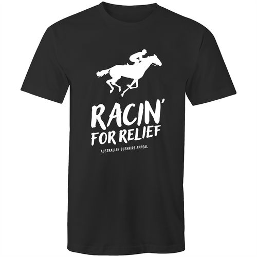 RACIN' FOR RELIEF - BUSHFIRE APPEAL T-SHIRT (REVERSE)
