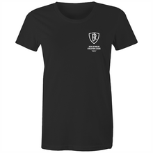 Load image into Gallery viewer, JOCK REYNOLDS EVOLUTION LEAGUE - WOMENS TSHIRT (BADGE REVERSE)