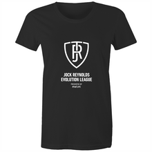 Load image into Gallery viewer, JOCK REYNOLDS EVOLUTION LEAGUE - WOMEN’S TSHIRT (REVERSE)