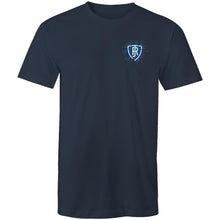 Load image into Gallery viewer, JOCK REYNOLDS - CARLTON BADGE TSHIRT (DARK)