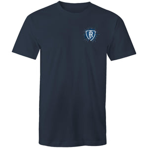 JOCK REYNOLDS - CARLTON BADGE TSHIRT (DARK)