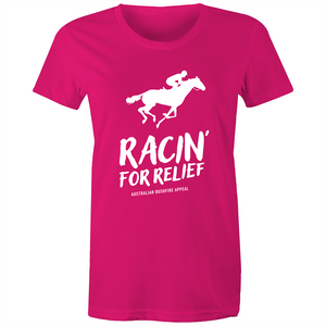 RACIN' FOR RELIEF - BUSHFIRE APPEAL WOMEN'S T-SHIRT (REVERSE)