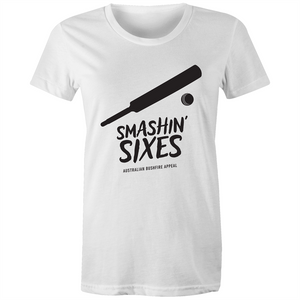 SMASHIN' SIXES - BUSHFIRE APPEAL WOMAN'S T-SHIRT