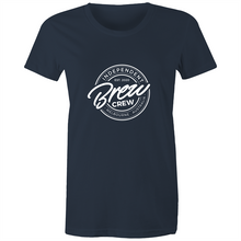Load image into Gallery viewer, BREW CREW - WOMENS TSHIRT (COLOUR)