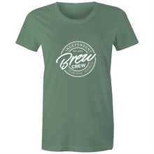 Load image into Gallery viewer, BREW CREW - WOMENS TSHIRT (COLOUR)