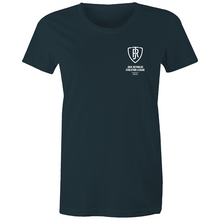 Load image into Gallery viewer, JOCK REYNOLDS EVOLUTION LEAGUE - WOMENS TSHIRT (BADGE REVERSE)