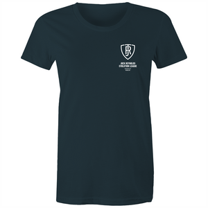 JOCK REYNOLDS EVOLUTION LEAGUE - WOMENS TSHIRT (BADGE REVERSE)