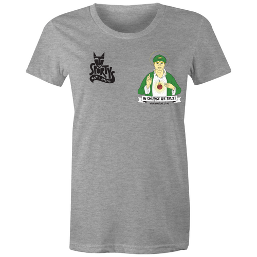 SPORTYS/PUNTLIFE COLLAB #1(v2) - IN SMUDGE WE TRUST - FRONT ONLY (WOMENS)