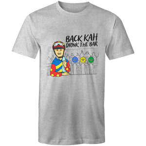 BACK KAH, DRINK THE BAR - TSHIRT (FRONT)