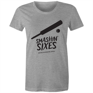 SMASHIN' SIXES - BUSHFIRE APPEAL WOMAN'S T-SHIRT